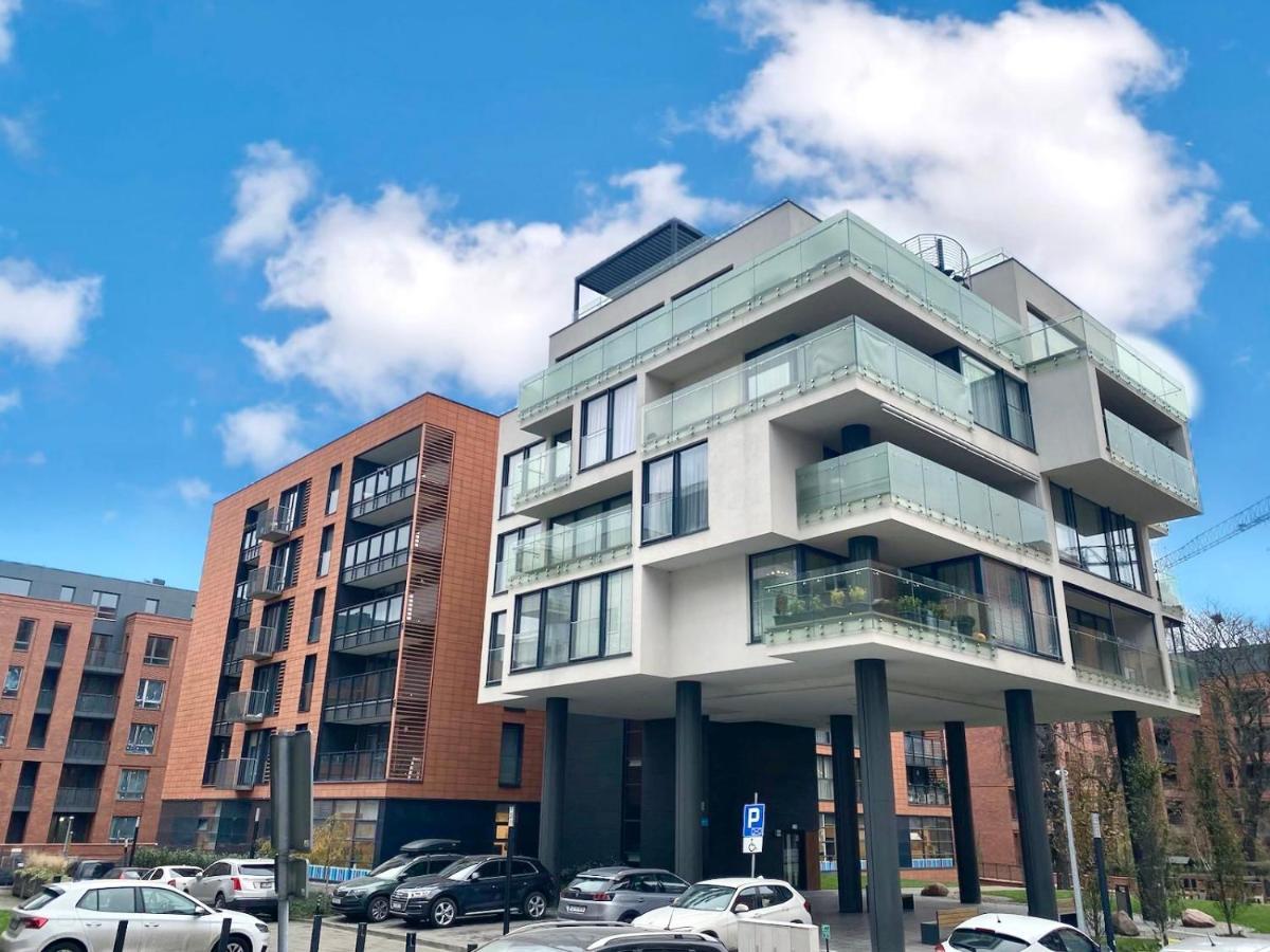 Apartament W Sercu Gdanska Z Parkingiem Podziemnym Esterno foto